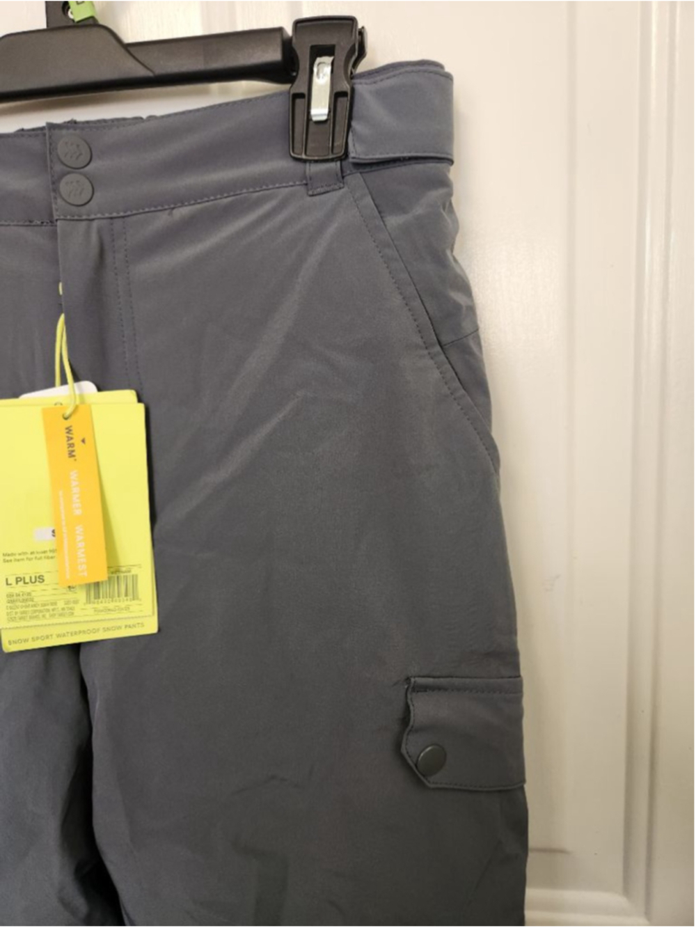 All in Motion Gray Snow Sport Waterproof Snow Pants L plus - Picture 3 of 11